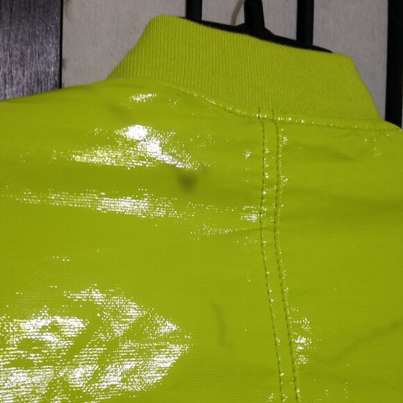 Donated| *****New lightweight jacket, neon full front zipper side pockets puffer - Picture 12 of 16